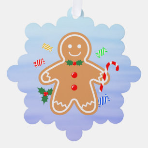 Carte Décorative Noël Traitements Pain d'épices Sucre de canne homm