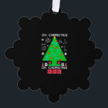 Carte Décorative Oh Chemistree Chemist Tree Funny Science Noël<br><div class="desc">Oh Chemistree Chemist Tree Funny Science Noël</div>