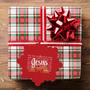 Carte Décorative Or Noël JÉSUS l'Or Noir pour nous