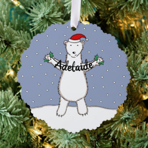 Carte Décorative Ours polaire