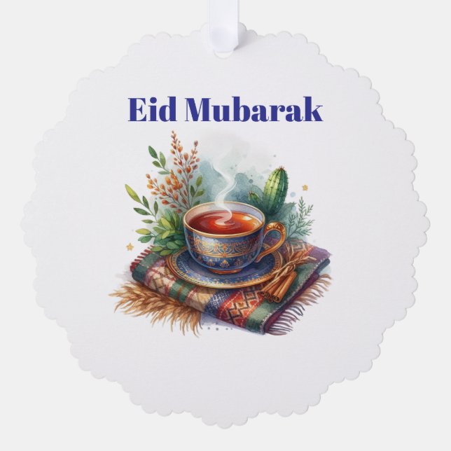 Carte Décorative Paper Ornament Card-Scalloped Ornaments (Recto)