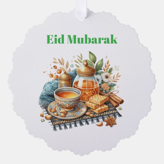 Carte Décorative Paper Ornament Card-Scalloped Paper Ornaments (Recto)