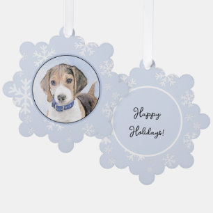 Carte Décorative Peinture beagle - Cute Original Chien Art