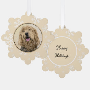Carte Décorative Peinture d'Otterhound - Joli art original de chien