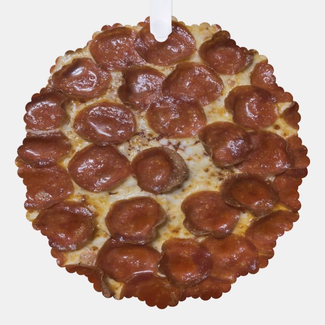 Carte Décorative Pepperoni Pizza (Recto)