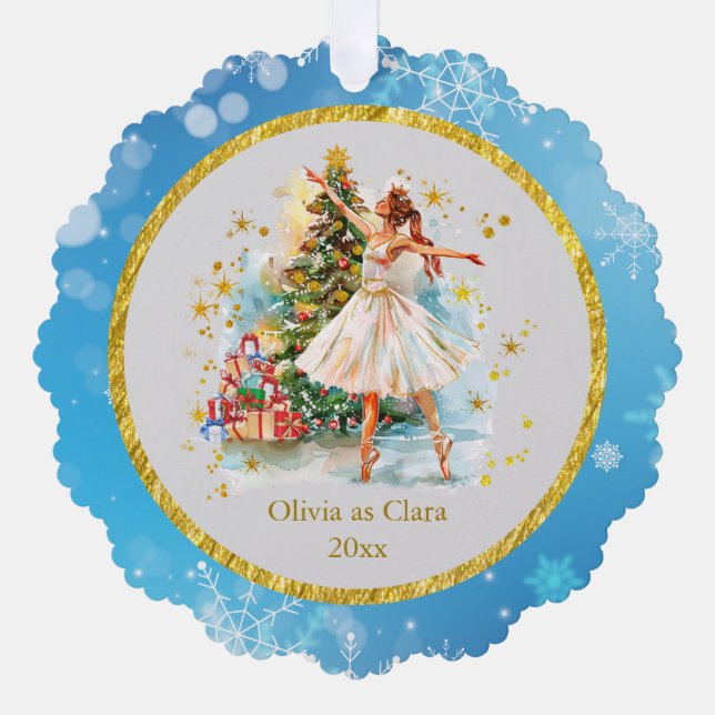 Carte Décorative Personalized Nutcracker Ballet Christmas - Gift (Recto)
