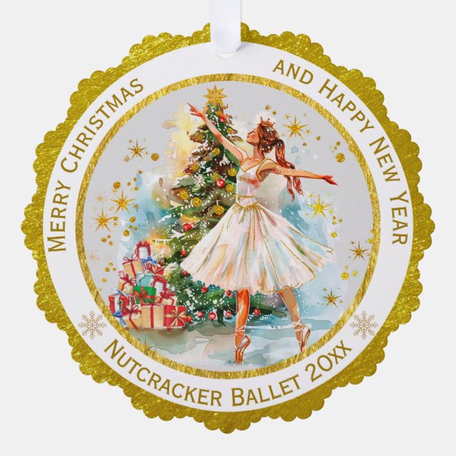 Carte Décorative Personalized Nutcracker Ballet Christmas - Gift (Recto)