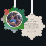 Carte Décorative Photo de cadre peint vert et rouge arable<br><div class="desc">Envoyez une nouvelle carte de vacances dans un format différent cette année avec cette carte artistique et moderne de décoration de Noël. Votre meilleure photo de famille est encadrée à l'intérieur d'une bordure d'un trait peint et texturé dans les tons vert, rouge, lilas pâle et blanc crémeux chaud. Le texte...</div>