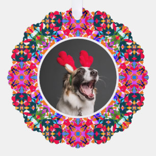 Carte Décorative Photo personnalisée Noël animal de compagnie chat 