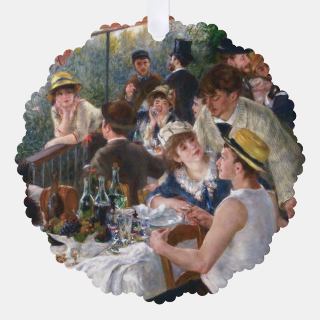 Carte Décorative Pierre-Auguste Renoir - Déjeuner de la fête nautiq (Recto)