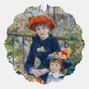 Carte Décorative Pierre-Auguste Renoir - Deux sœurs sur la Terrasse