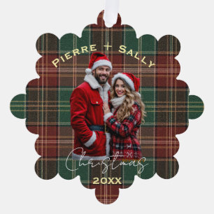 Carte Décorative Plaid Automnal Rustique