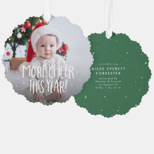 Carte Décorative Plus de plaisir joyeux mignon vert première photo 
