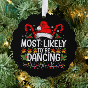 Carte Décorative Plus susceptible de danser en famille assortie