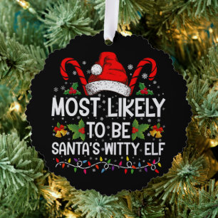 Carte Décorative Plus susceptible d'être le Noël de l'elfe spiritue