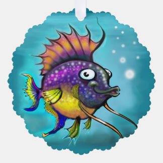 Carte Décorative Poisson arc-en-ciel