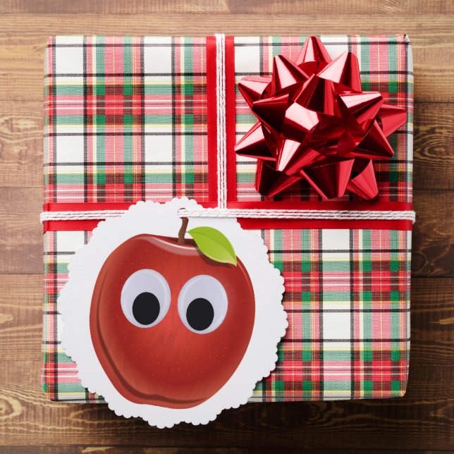 Carte Décorative Pomme, fruit rouge aux yeux de dieu - Personnalisé (Insitu (Cadeau))