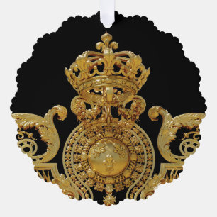 Carte Décorative Porte d'or isolée du château de Versailles - Franc