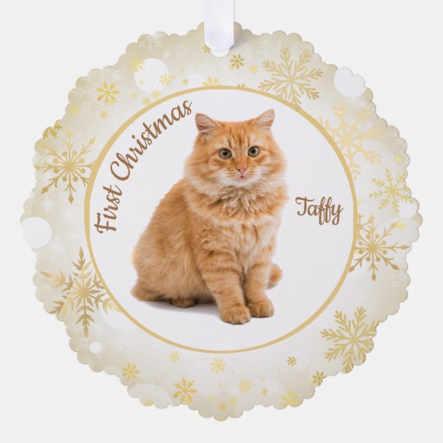 Carte Décorative Première fête de Noël (Recto)