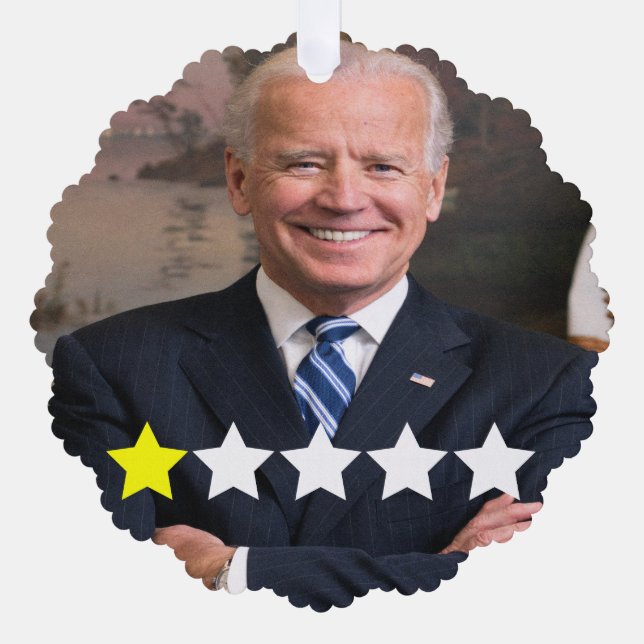 Carte Décorative Président Joe Biden Approbation (Recto)