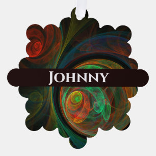 Carte Décorative Reborn Green Art Abstrait