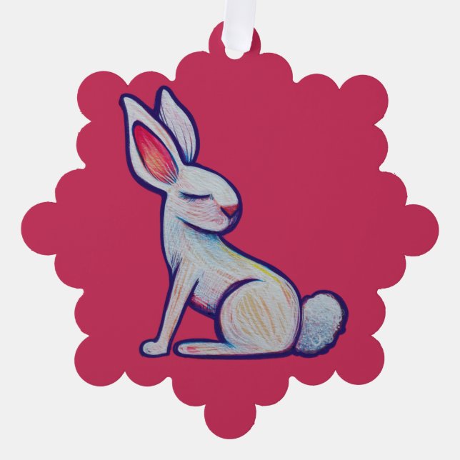Carte Décorative Restez doux Lapin Lapin De Printemps (Recto)