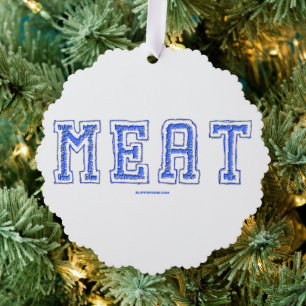 Carte Décorative rugosité de la viande de SlipperyJoe inégale met e