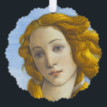 Carte Décorative Sandro Botticelli - Détail de la naissance de Vénu<br><div class="desc">Détail de la naissance de Vénus - Sandro Botticelli,  Tempera sur toile,  1485</div>