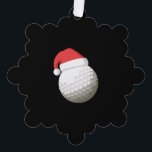 Carte Décorative Santa Hat Christmas Golf<br><div class="desc">Santa Hat Christmas Golf</div>