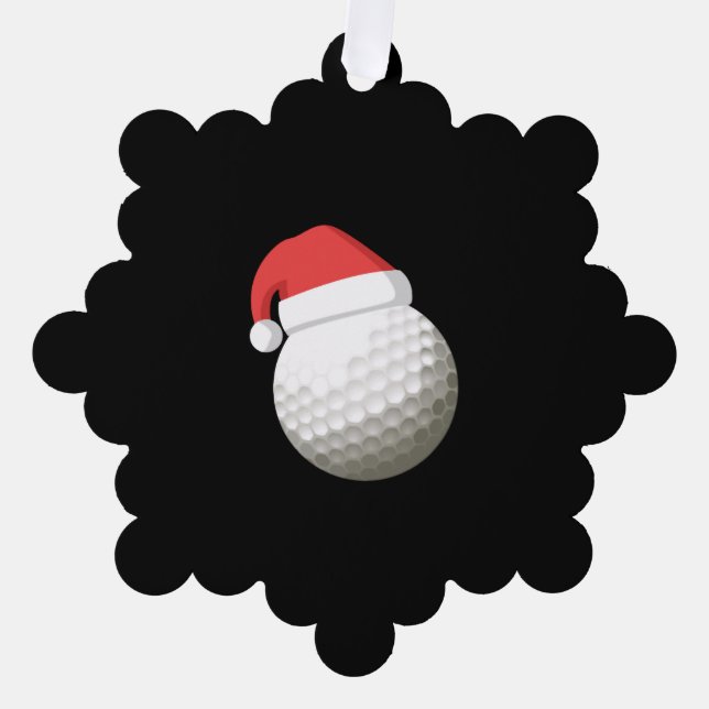 Carte Décorative Santa Hat Christmas Golf (Recto)