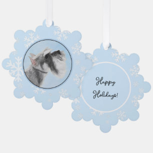 Carte Décorative Schnauzer (Giant, Standard) Peinture - Chien Art