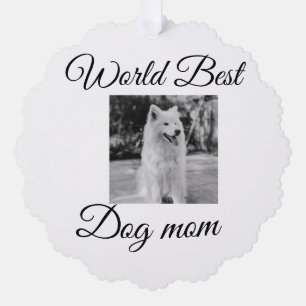 Carte Décorative Simple animal coloré ajouter nom photo chien maman