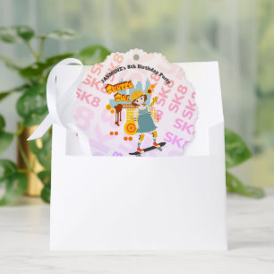 Carte Décorative Skater Park Fun Girl Birthday Party