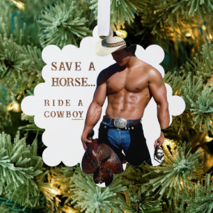 Carte Décorative SlipperyJoe's sauve cheval monter chapeau de cowbo