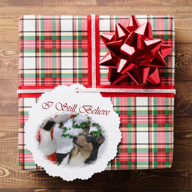 Carte Décorative Smooth Collie Cadeaux de Noël (Insitu (Cadeau))