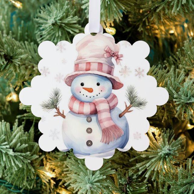 Carte Décorative Snowman givré (Insitu (Arbre))