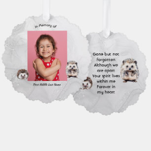 Carte Décorative Souvenir commémoratif chrétien Hérisson Enfants
