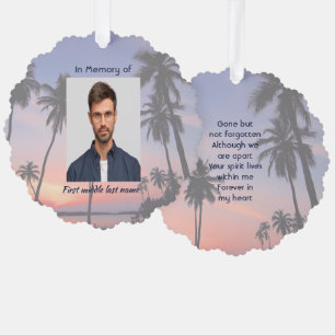Carte Décorative Souvenir commémoratif de la plage tropicale