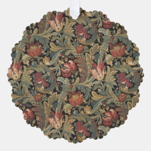 Carte Décorative Tapisserie brodée de tapisserie florale riche anti
