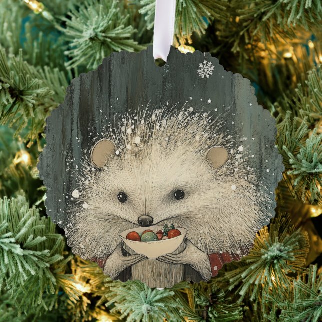 Carte Décorative Thistle the Hedgehog | Woodland Whimsy  (Insitu (Arbre))