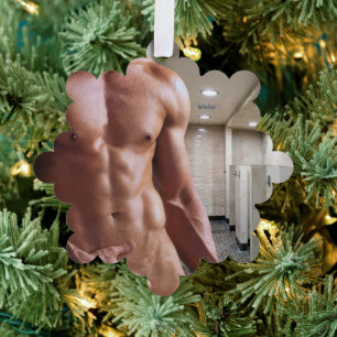 Carte Décorative Torse d'homme musclé torse nu sixpack de SlipperyJ