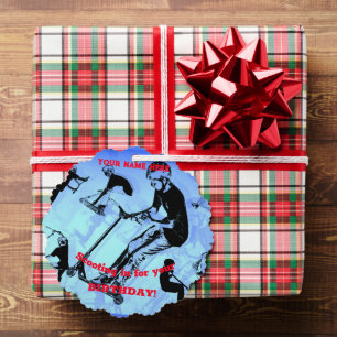 Carte Décorative Tout sur le Scooter - Scooter Rider Ornamen