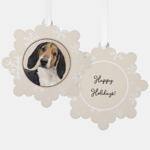 Carte Décorative Treeing Walker Coonhound Peinture - Art original