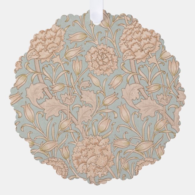 Carte Décorative Tulipe sauvage de William Morris, design floral (Recto)