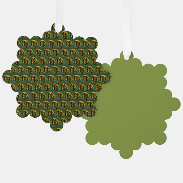 Carte Décorative Vierge (Recto/Verso)