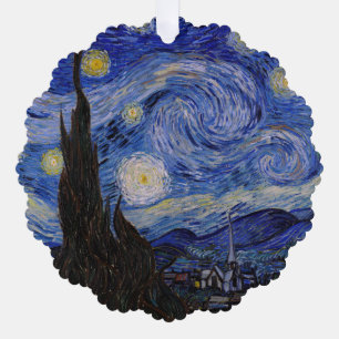 Carte Décorative Vincent Van Gogh - La nuit étoilée