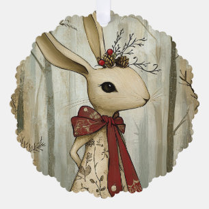 Carte Décorative Willa le Lapin Caprice de la Forêt