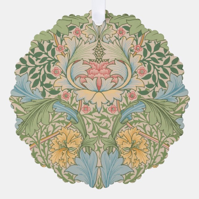 Carte Décorative William Morris Fleur de Myrte Floral Botanique (Recto)