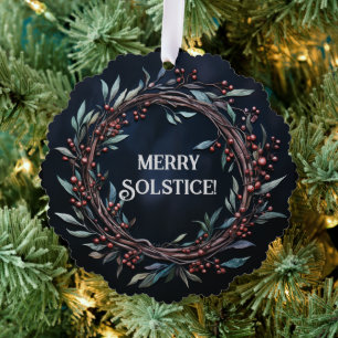 Carte Décorative Yule