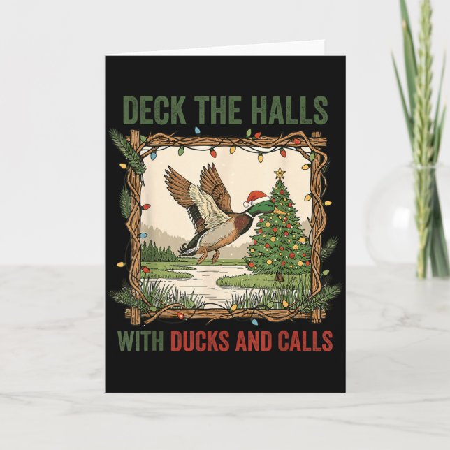 Carte Décorez Les Salles Avec Des Canards Et Des Appels  (Devant)
